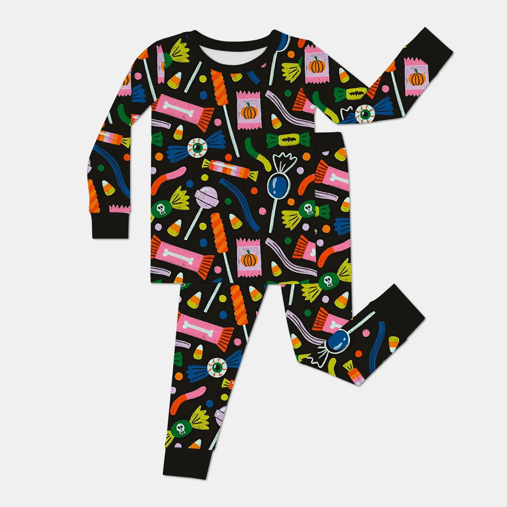 Trick or Treats Two Piece Long Sleeve Pajama Set - Zumbamboo