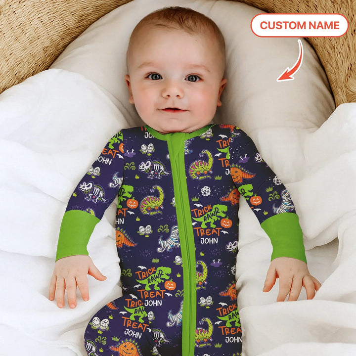 Trick Rawr Treat Custom Name Convertible Zippy - Zumbamboo