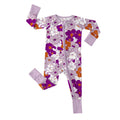Tropical Floral Convertible Zippered Romper , Tropical Floral Convertible Zippered Romper - Newborn