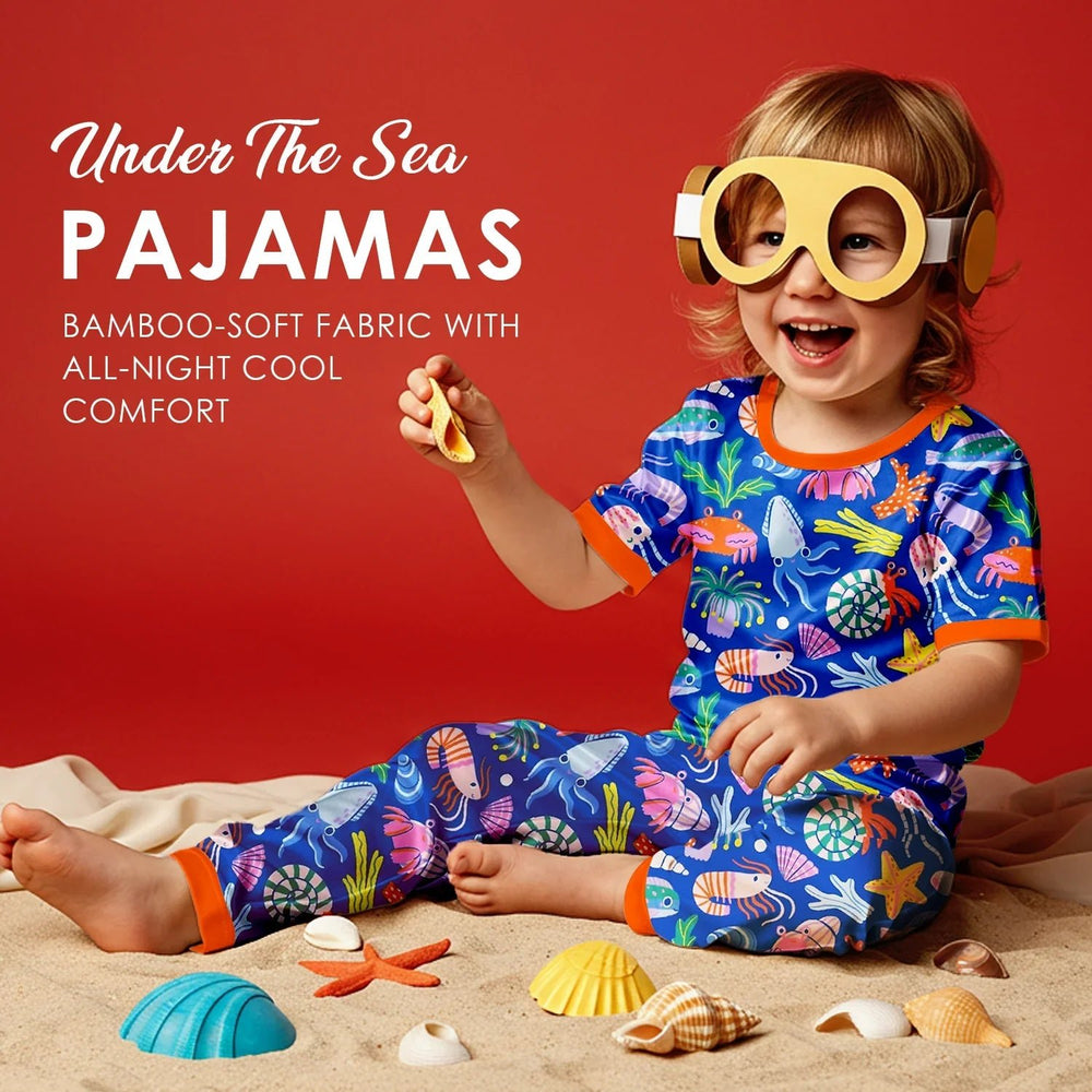 Under the Sea Two Piece Long Sleeve Pajama Set - Zumbamboo