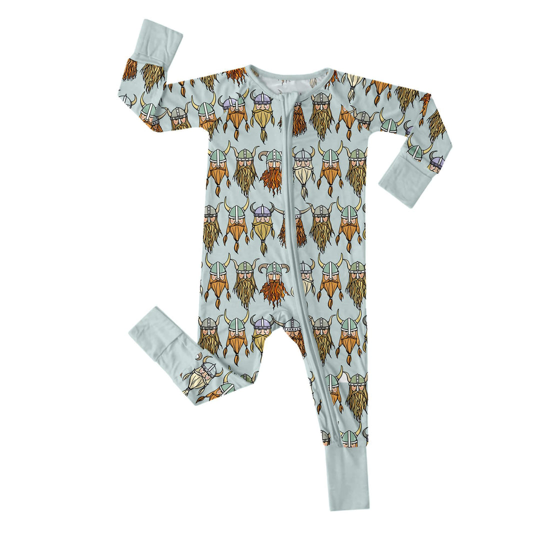 Viking Convertible Zippered Romper - Zumbamboo