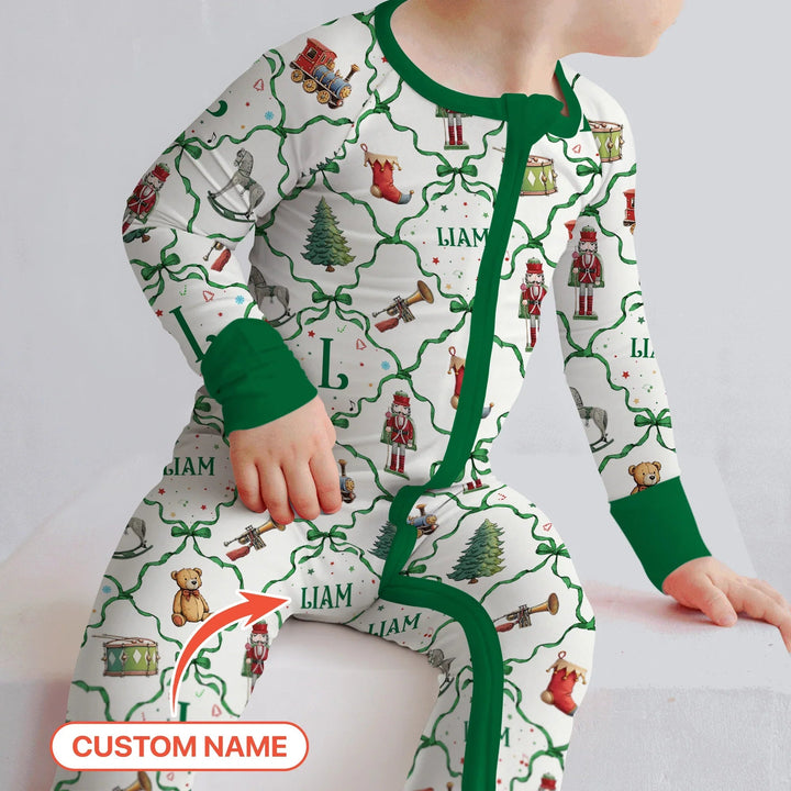 Vintage Christmas Toy Custom Name Boy Convertible Zippy - Zumbamboo