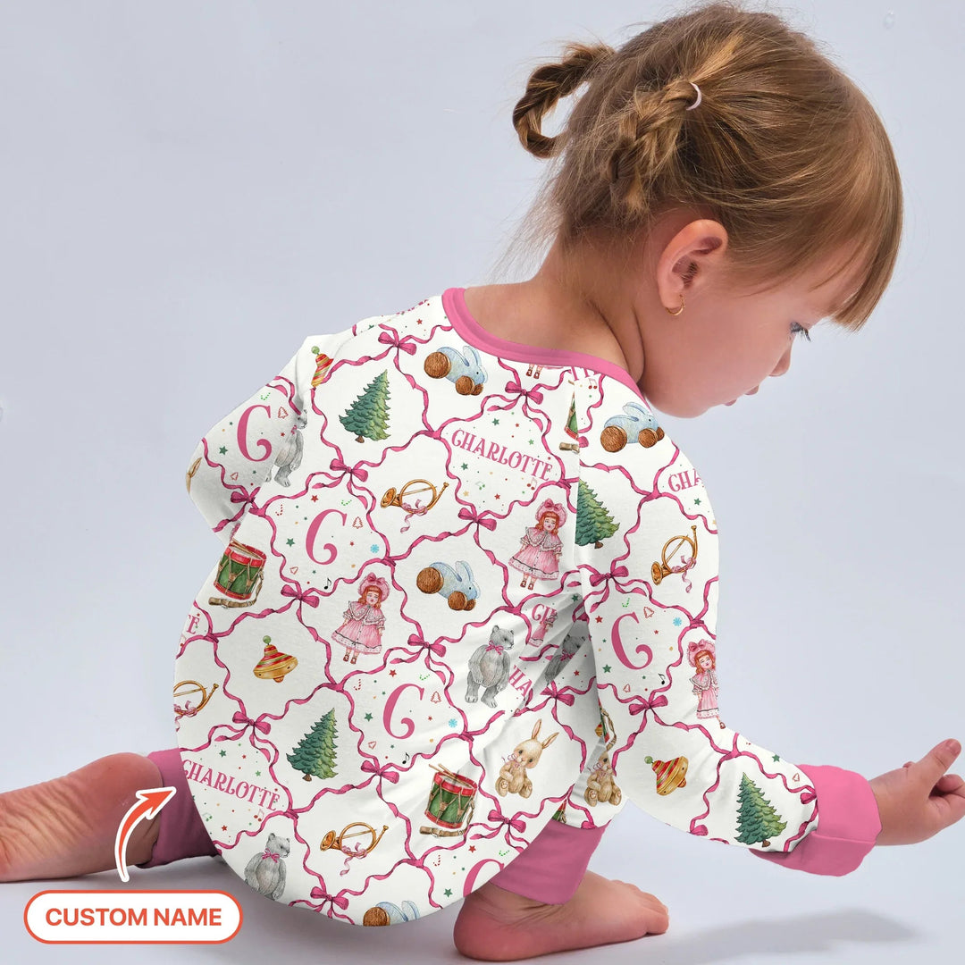 Vintage Christmas Toy Custom Name Girl Convertible Zippy - Zumbamboo