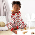 Vintage Christmas Two Piece Long Sleeve Pajama Set , Vintage Christmas Two Piece Long Sleeve Pajama Set - 12-18M