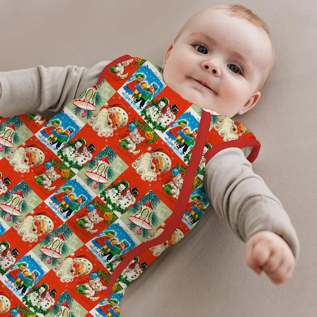 Vintage Holiday Joy Sleep Bag - Zumbamboo
