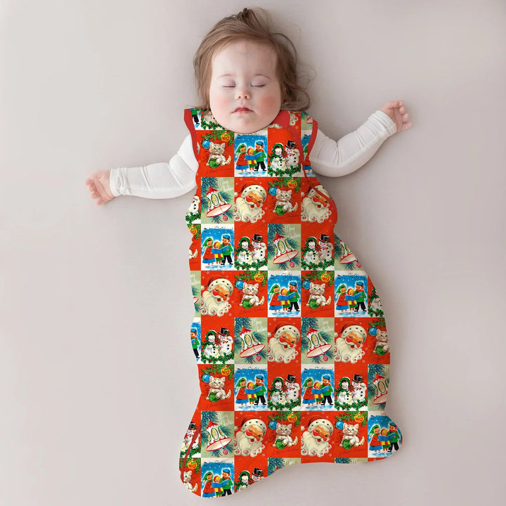 Vintage Holiday Joy Sleep Bag - Zumbamboo