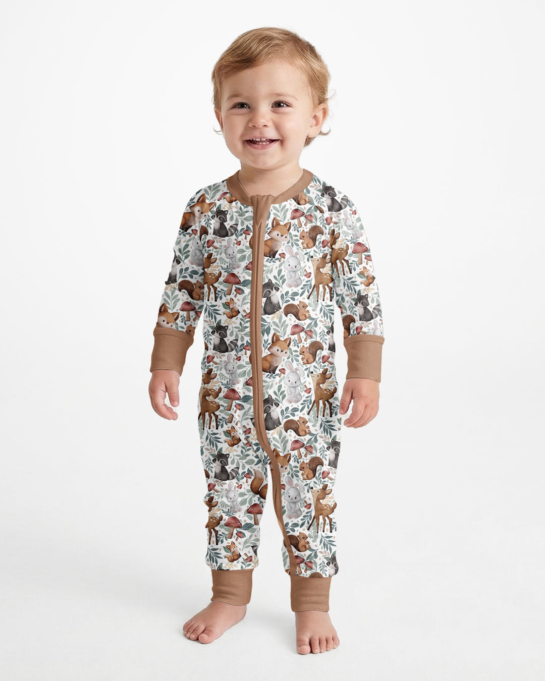 Whimsical Woodland Friends Bamboo Convertible Zippy