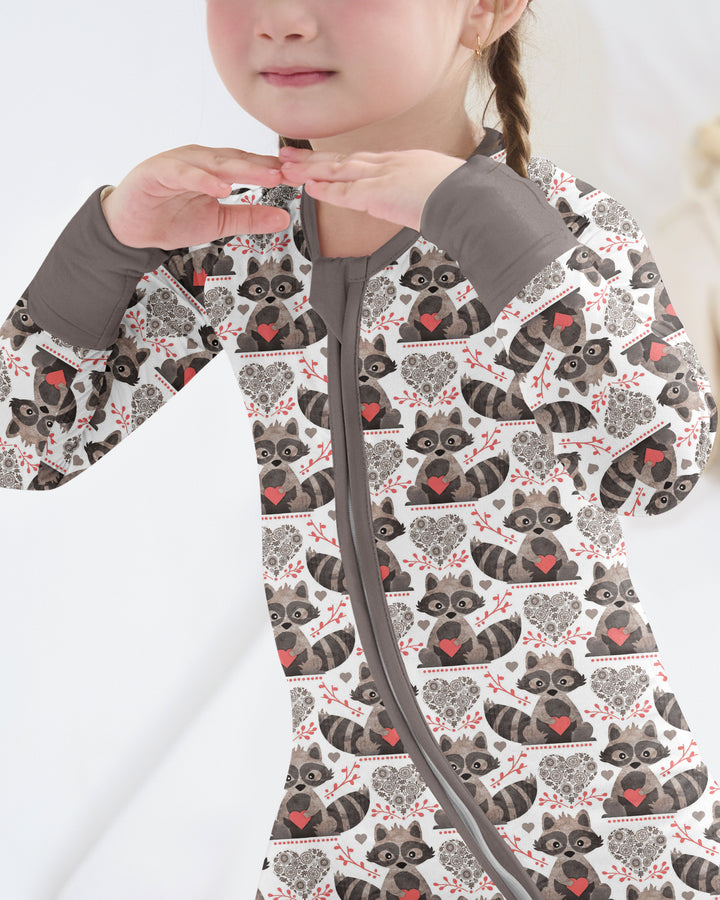 Valentine Raccoon Bamboo Convertible Zippy