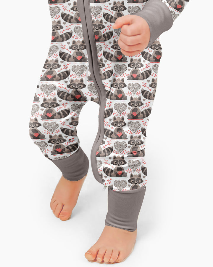 Valentine Raccoon Bamboo Convertible Zippy