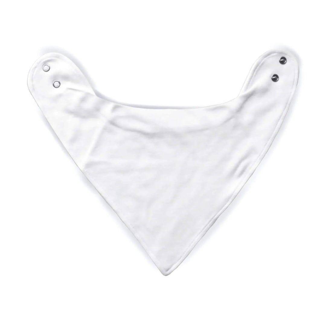 White Bandana Bib - Zumbamboo