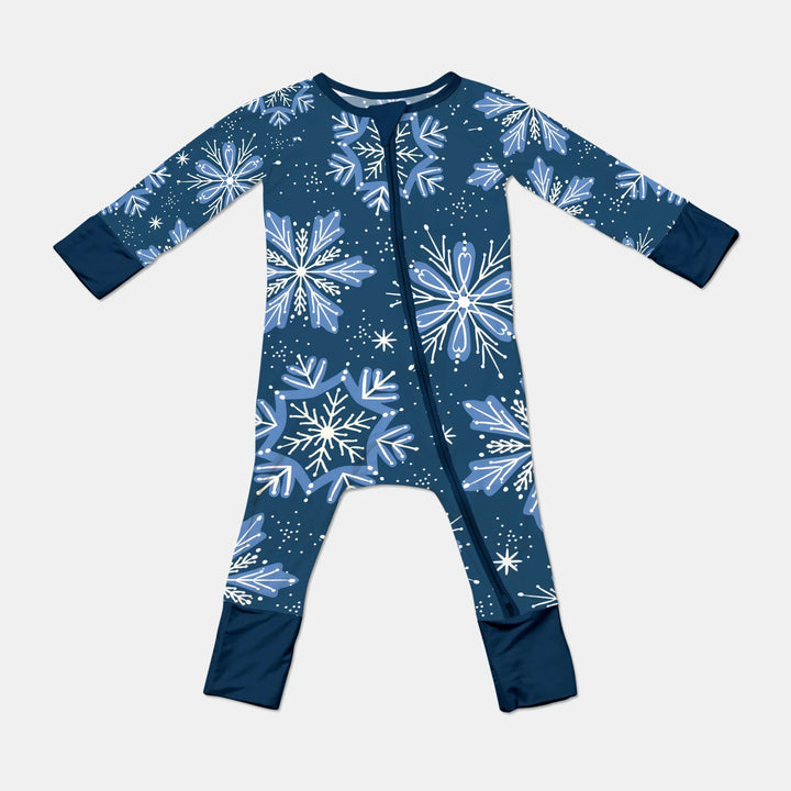 Winter Snowflakes Convertible Zippy - Zumbamboo