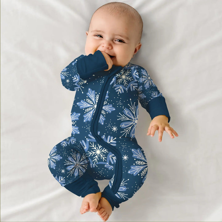 Winter Snowflakes Convertible Zippy - Zumbamboo