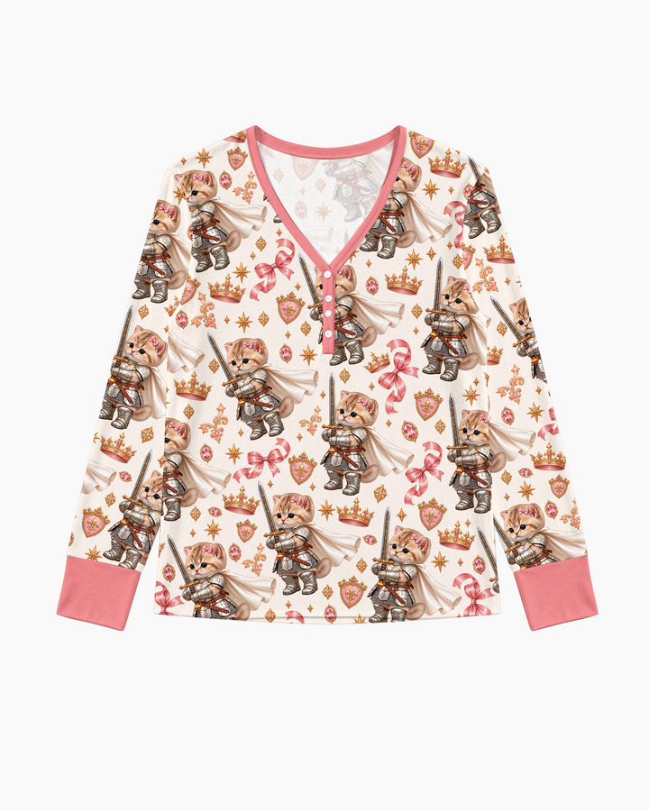 Kitty Knight Bamboo Women Pajama Set