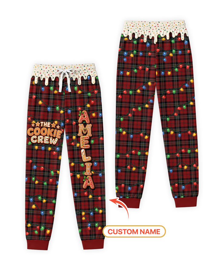 The Cookie Crew Custom Name Bamboo Women Pajama Set