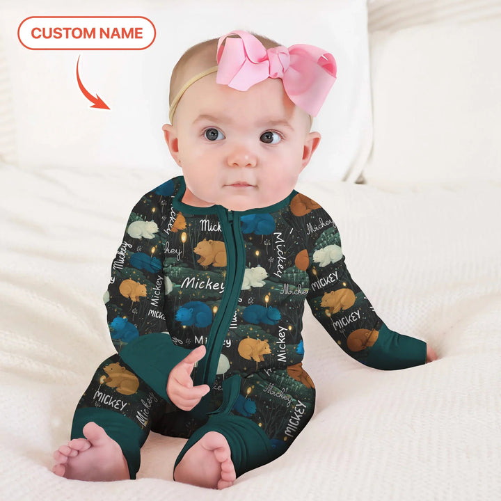 Woodland Whimsy Custom Name Convertible Zippy - Zumbamboo