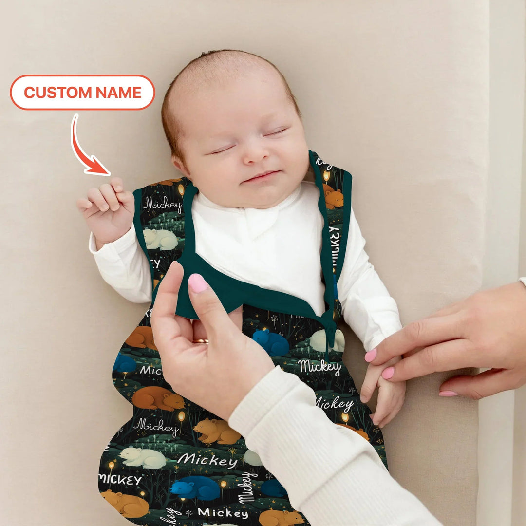 Woodland Whimsy Custom Name Sleep Bag - Zumbamboo
