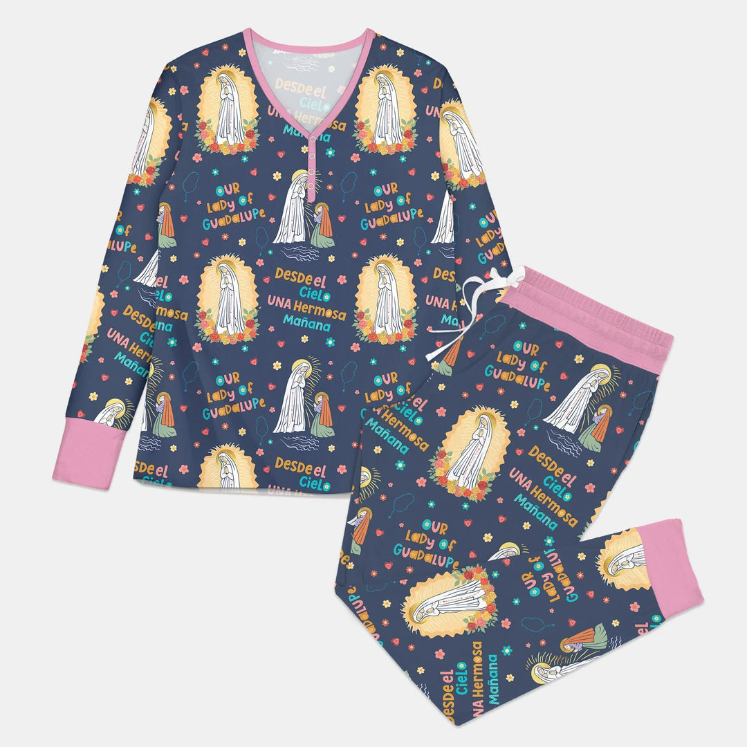 Maria Our Lady Of Guadalupe Women Pajama Set