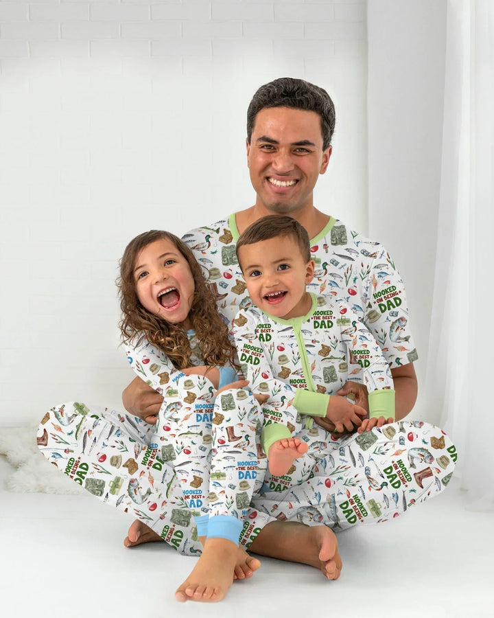 Hooked On Being Dad Daddy & Me Matching Bamboo Men's Pajama Set