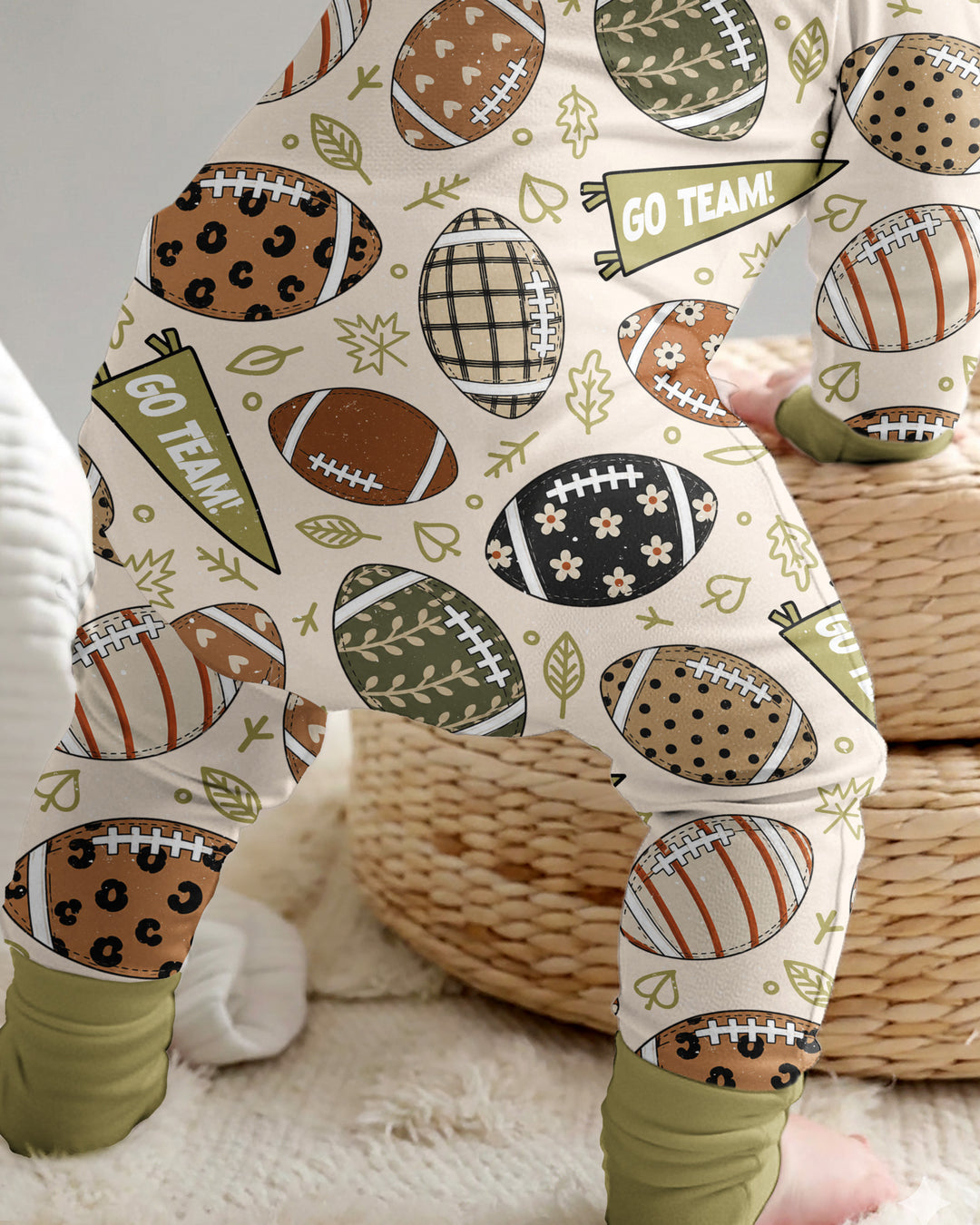 Football Fall Bamboo Convertible Zippy