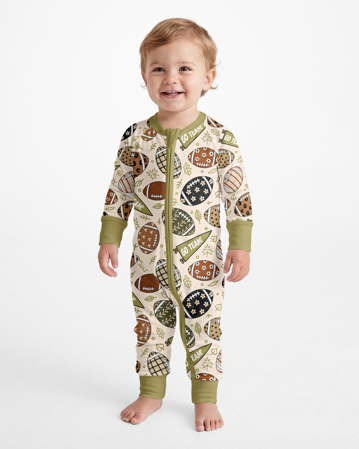 Football Fall Bamboo Convertible Zippy