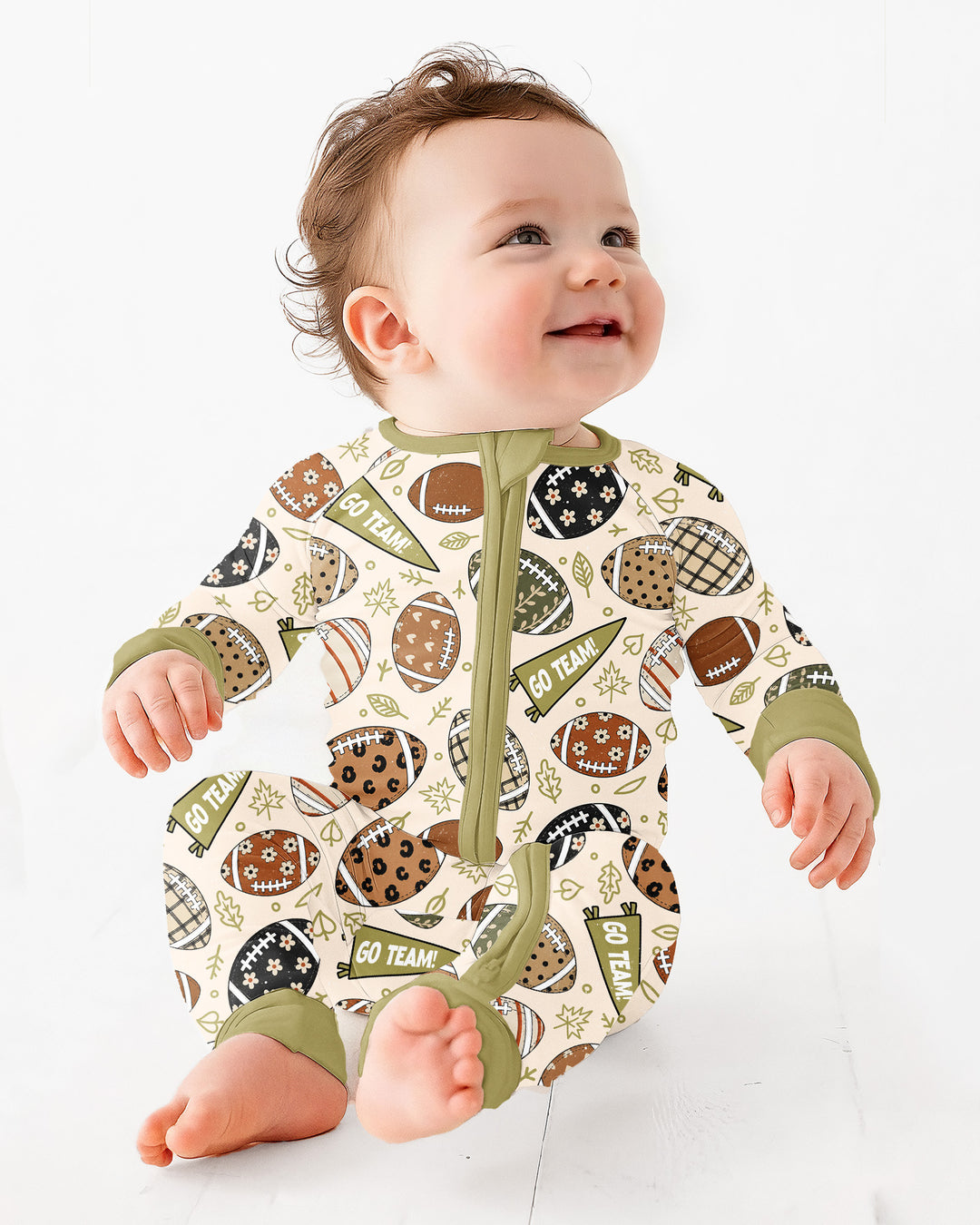 Football Fall Bamboo Convertible Zippy