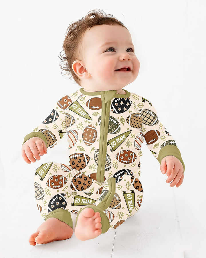 Football Fall Bamboo Convertible Zippy