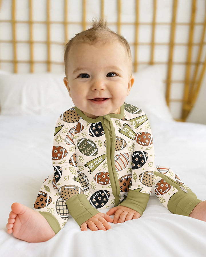 Football Fall Bamboo Convertible Zippy