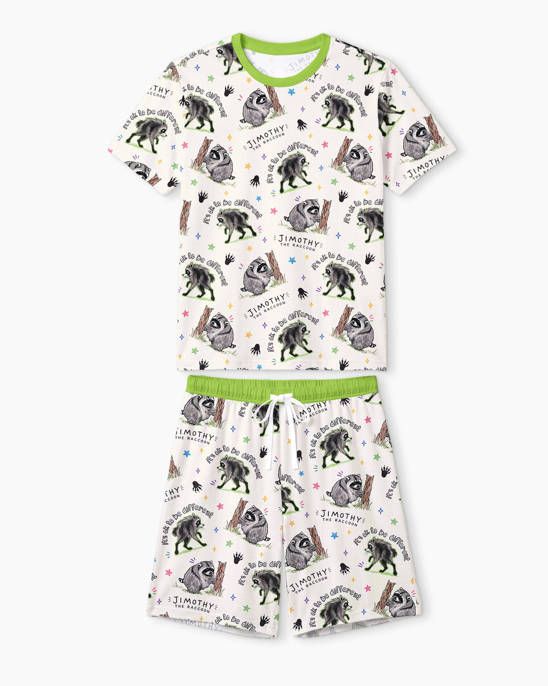 It's Okay to be Jimothy Bamboo Men Short Sleeve Short Pajama Set