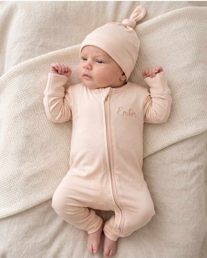 Personalized Embroidered Bamboo Convertible Zippy