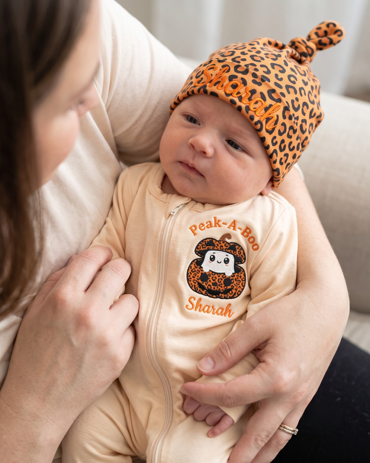 Gerippte Babykleidung mit individuellem Foto - Weich &amp; Skizzenhaft