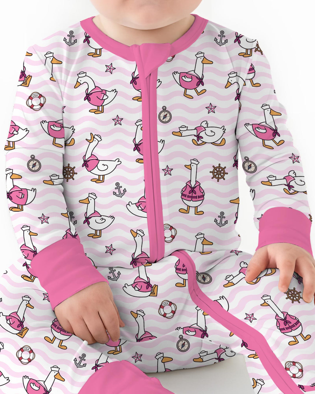 Silly Goose Sailor Bamboo Convertible Zippy