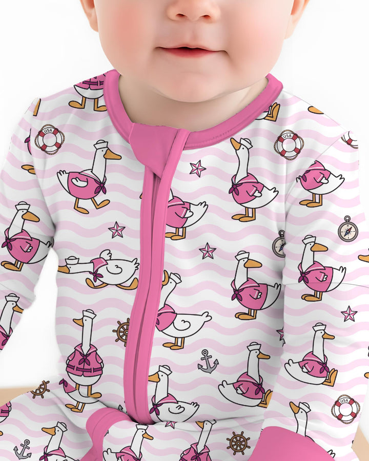 Silly Goose Sailor Bamboo Convertible Zippy
