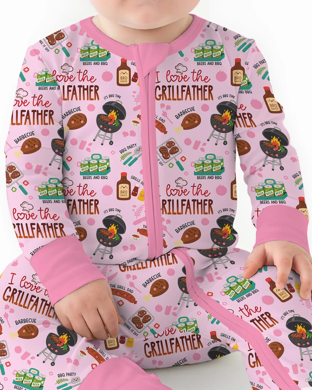 Gerippte Babykleidung mit individuellem Foto - Weich &amp; Skizzenhaft