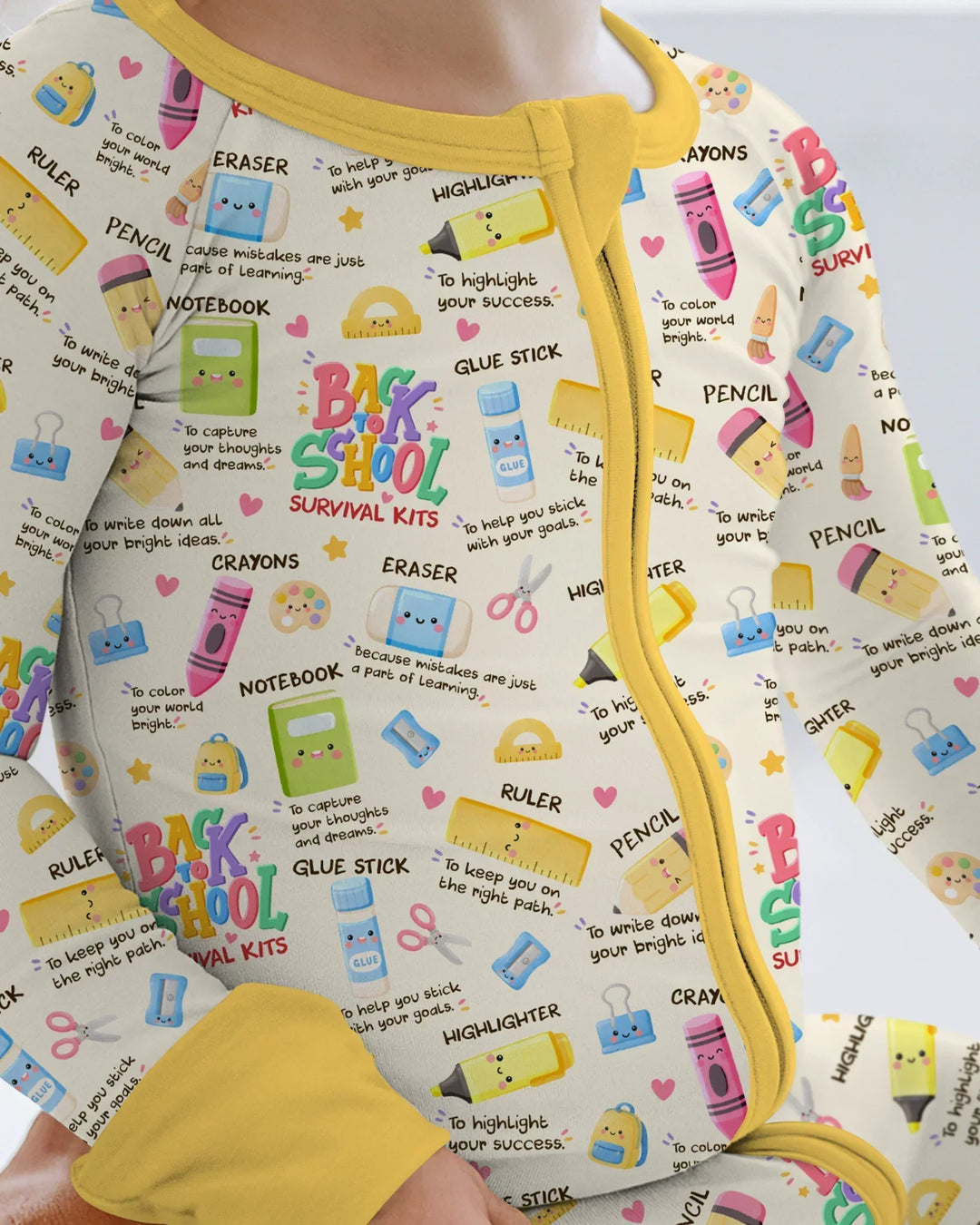 Back To School Survival Kit Bamboo Convertible Zippy