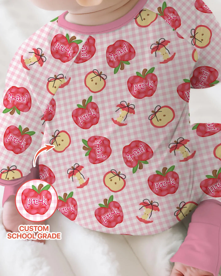 Custom School Grade Apple Days Bamboo Convertible Zippy