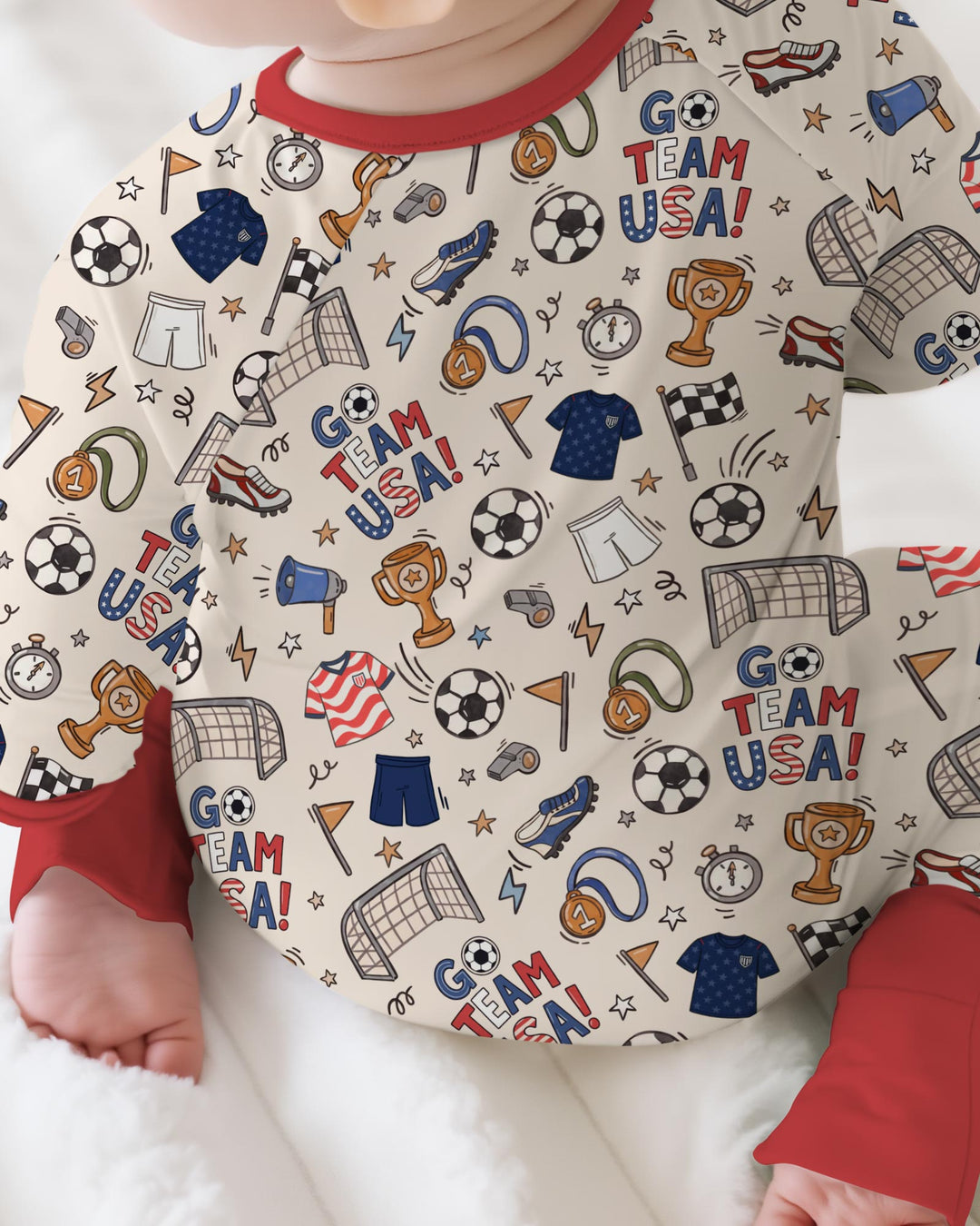 Soccer Go Team USA Bamboo Convertible Zippy