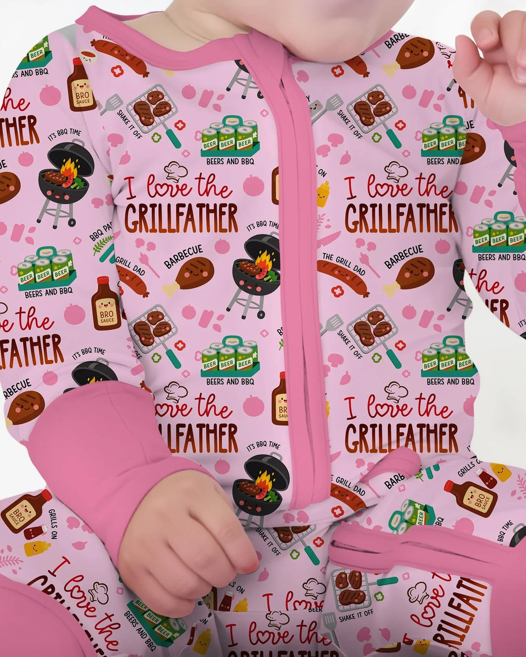 Gerippte Babykleidung mit individuellem Foto - Weich &amp; Skizzenhaft