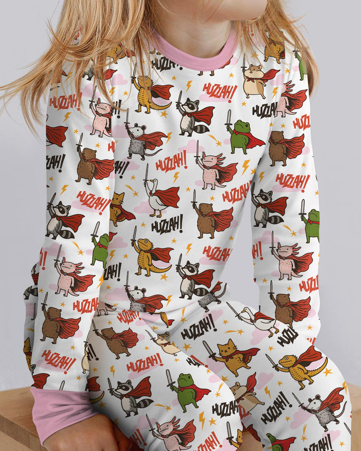 Huzzah! Huzzah! Bamboo Two Piece Long Sleeve Pajama Set
