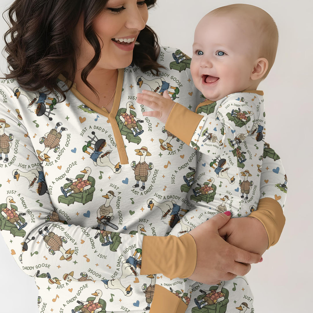 Just A Daddy Goose Family Matching Bamboo Women Pajama Set