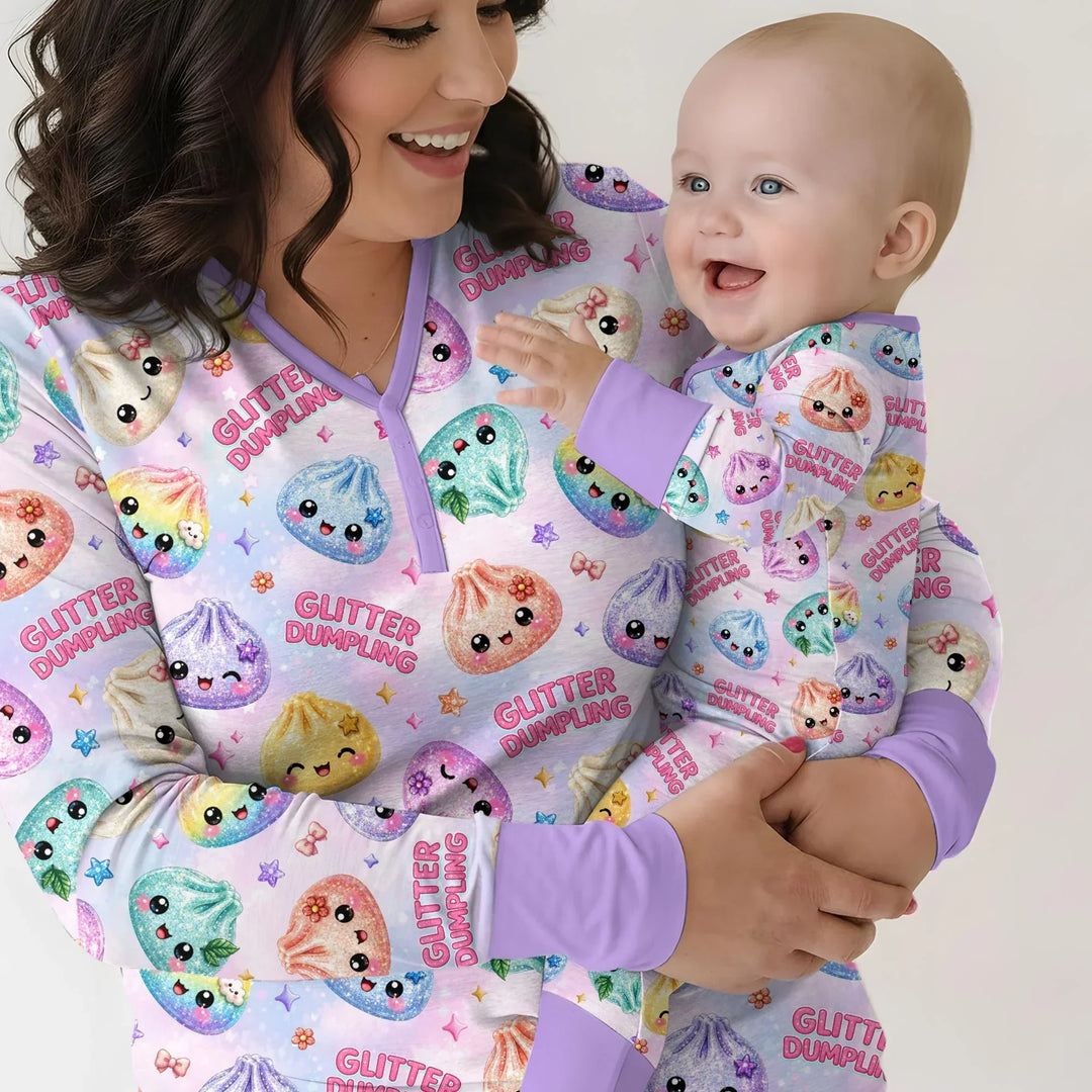Glitter Dumpling Bamboo Convertible Zippy