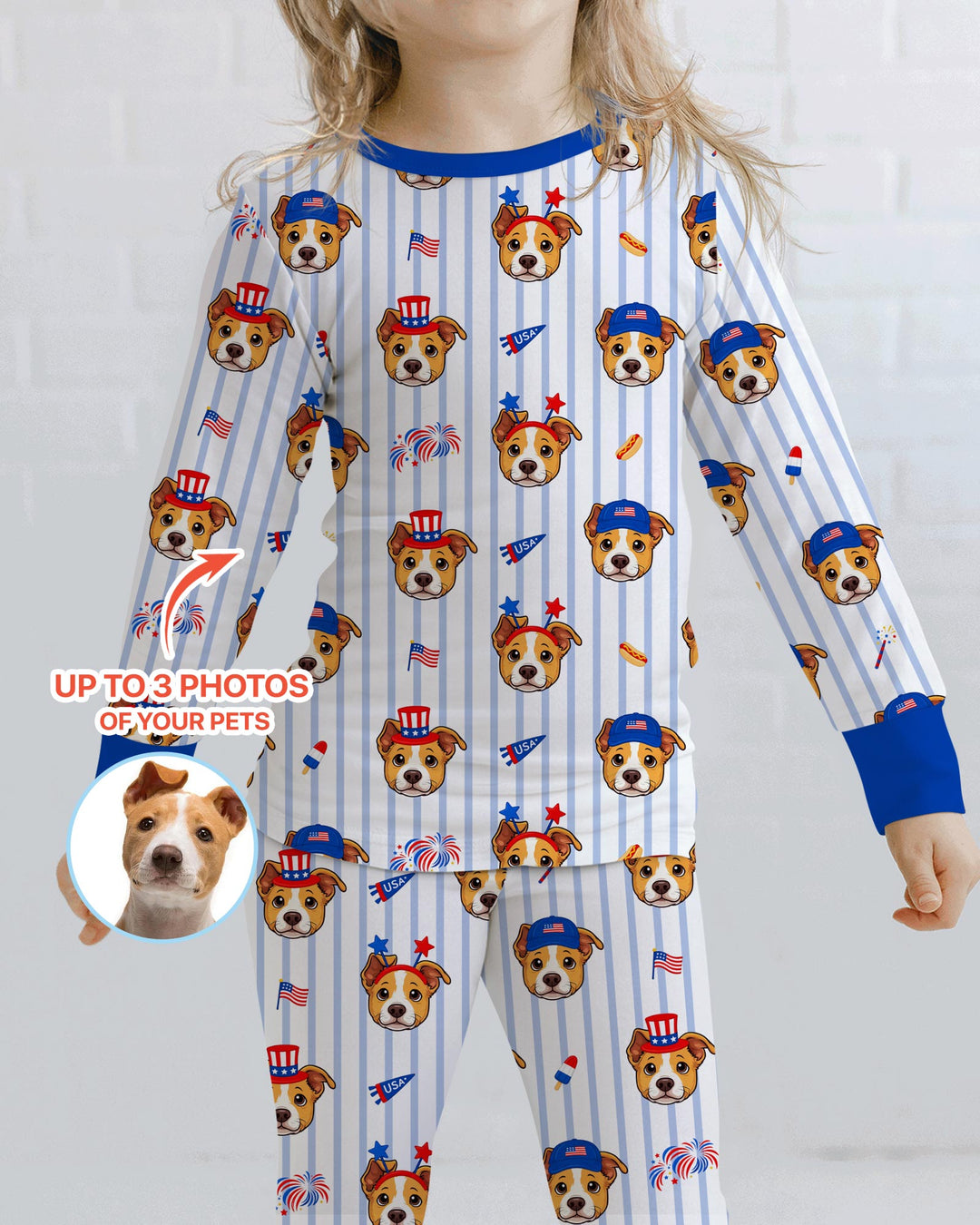 Conjunto de pijama de dos piezas de bambú con mangas largas, plantilla PERSONALIZADA
