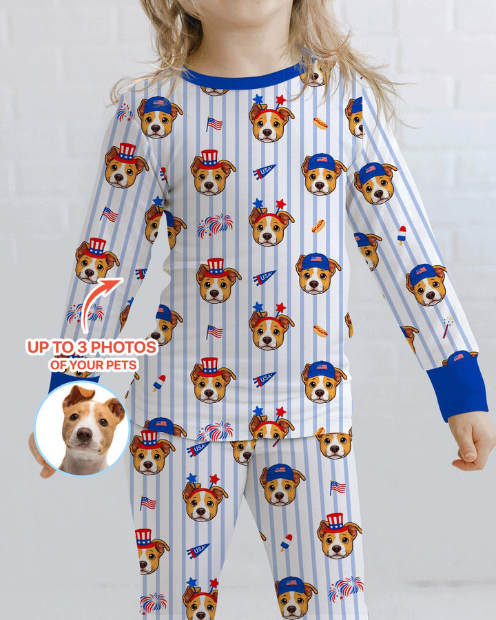 Conjunto de pijama de dos piezas de bambú con mangas largas, plantilla PERSONALIZADA