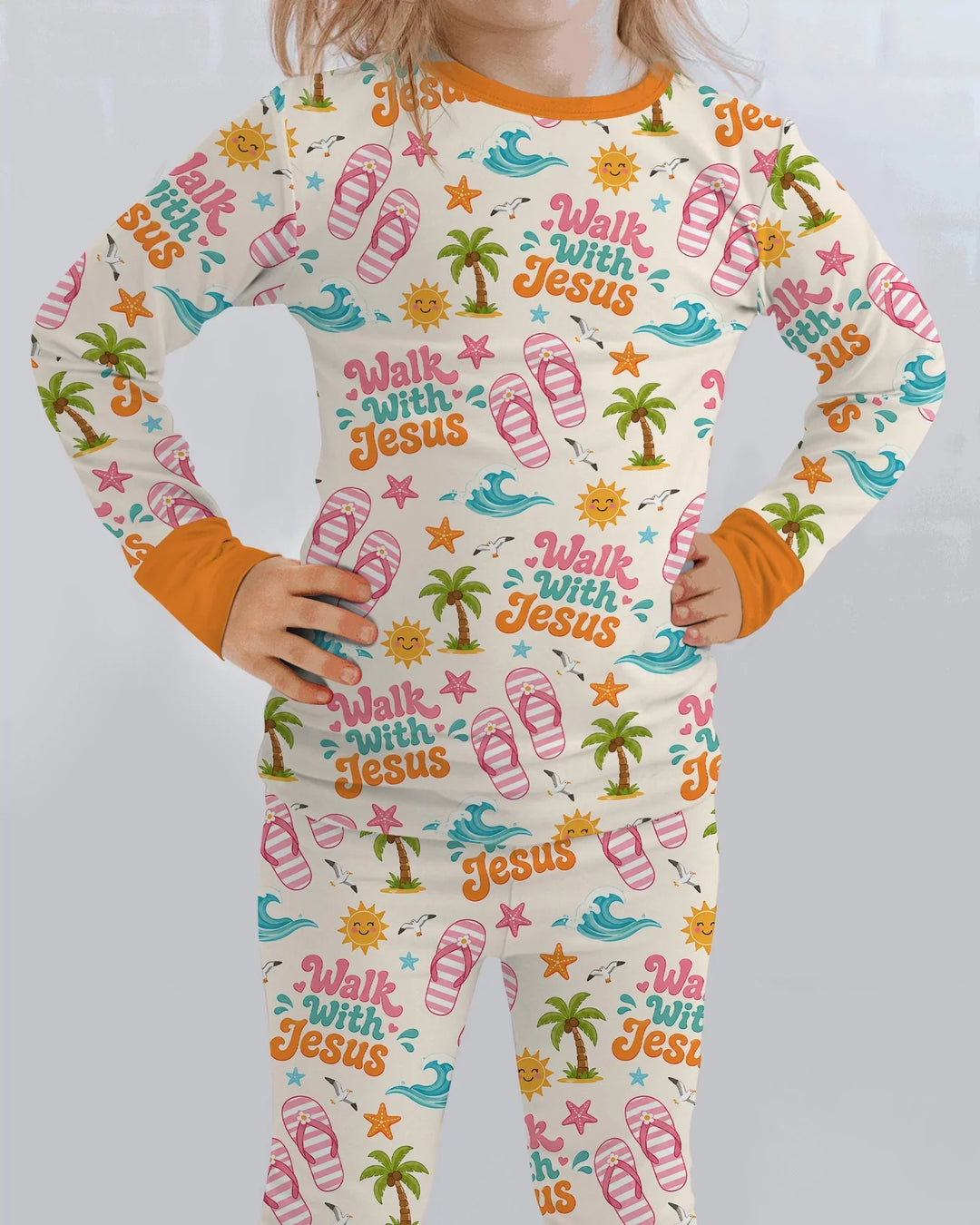 Conjunto de pijama de dos piezas de manga larga de bambú con estampados islámicos