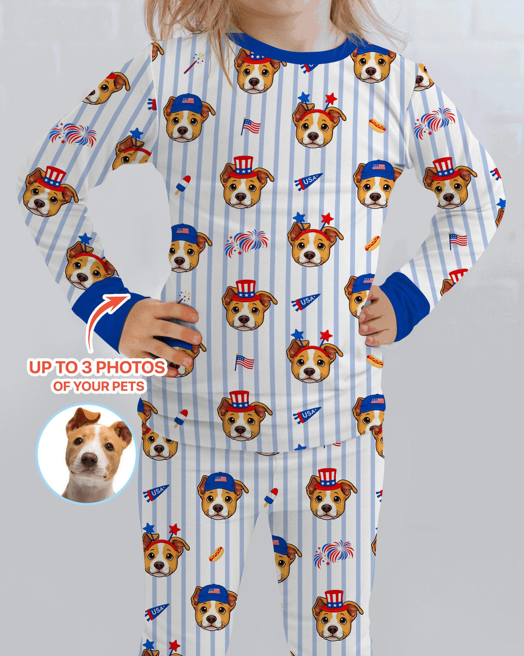 Conjunto de pijama de dos piezas de bambú con mangas largas, plantilla PERSONALIZADA