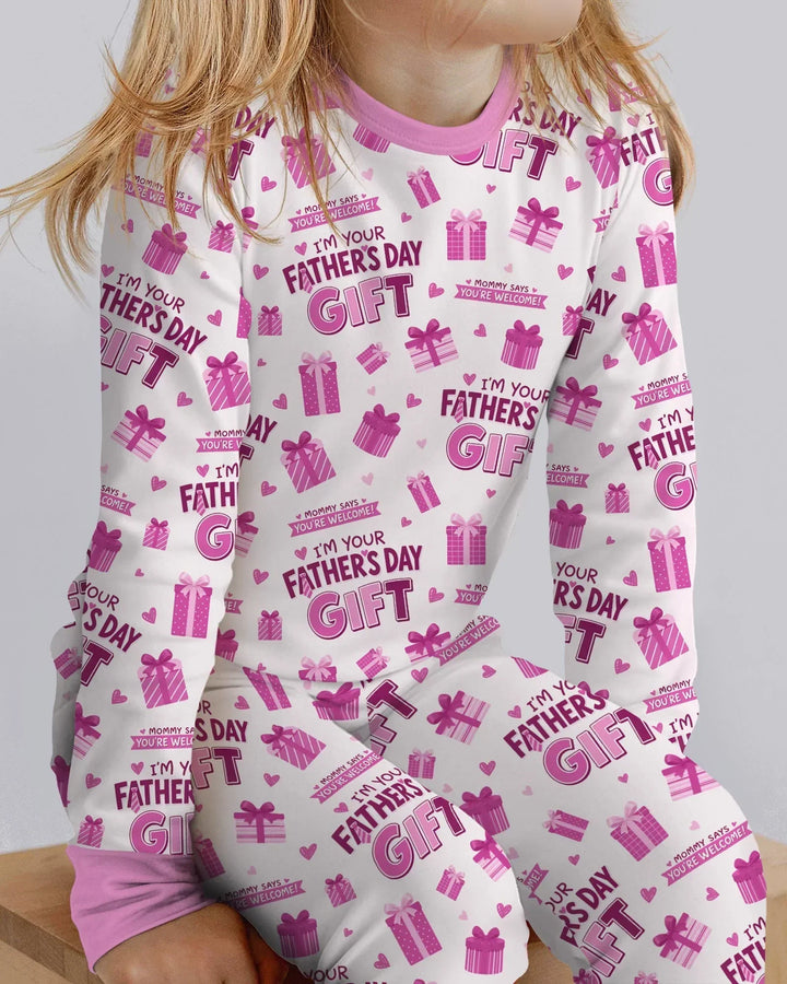 I'm Your Father's Day Gift Bamboo Two Piece Long Sleeve Pajama Set