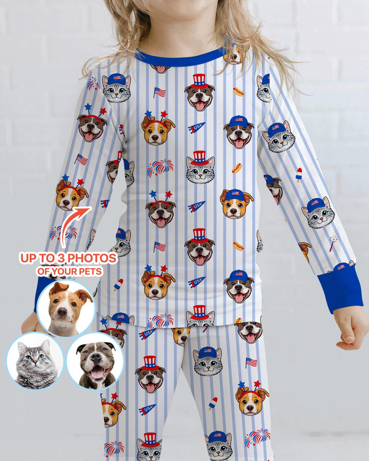 Conjunto de pijama de dos piezas de bambú con mangas largas, plantilla PERSONALIZADA