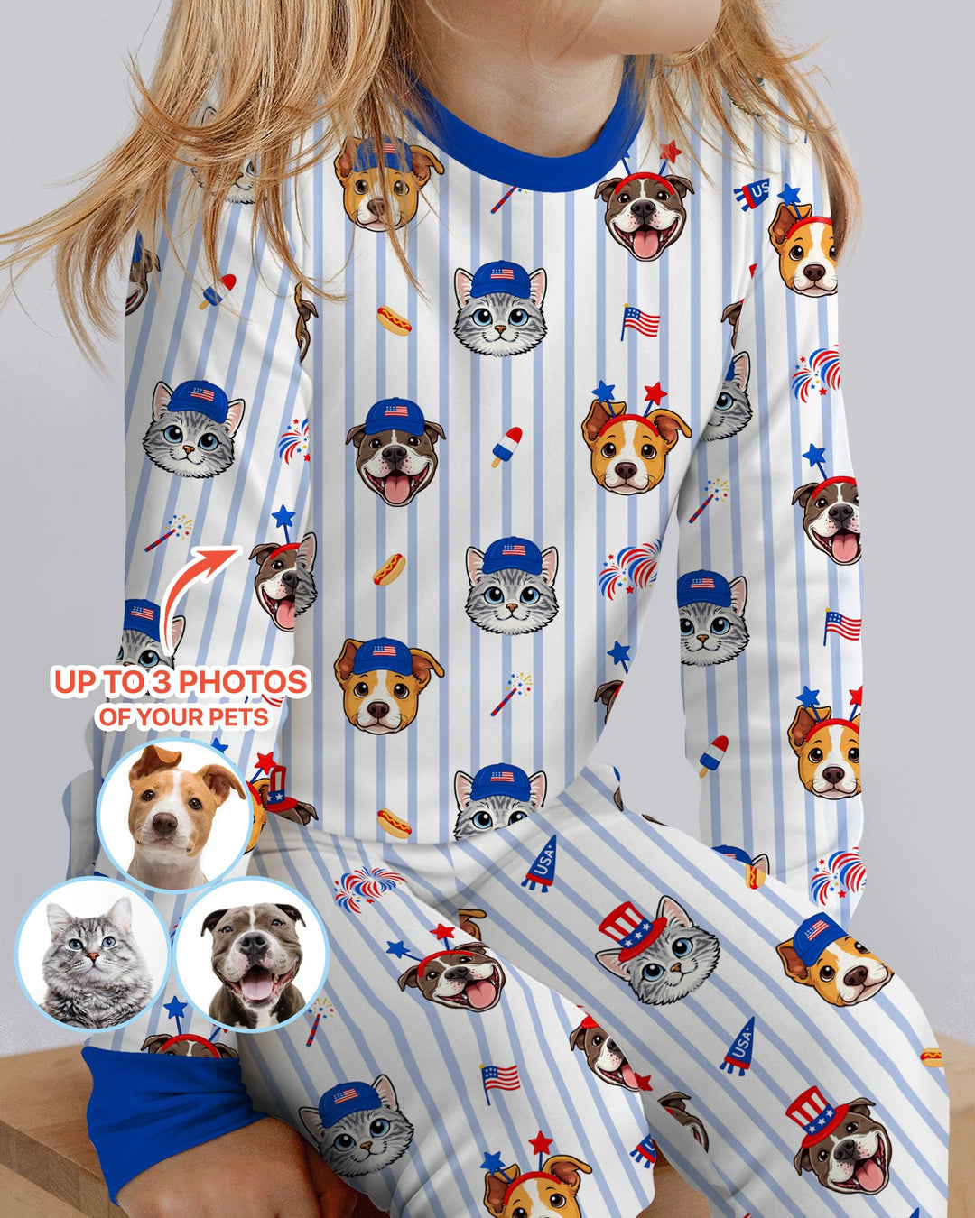 Conjunto de pijama de dos piezas de bambú con mangas largas, plantilla PERSONALIZADA