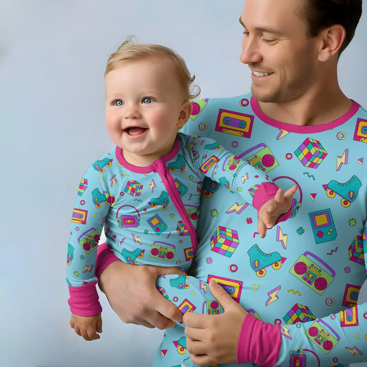 Zweiteiliges, kurzärmliges Pyjama-Set mit Marienkäfern