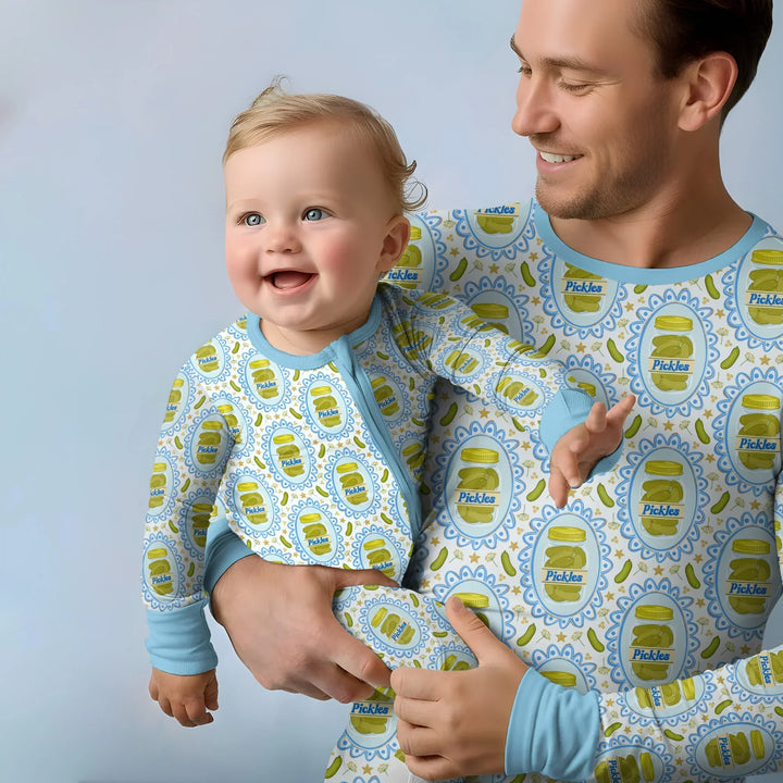 Pickle Coquette Bamboo Men's Pajama Set