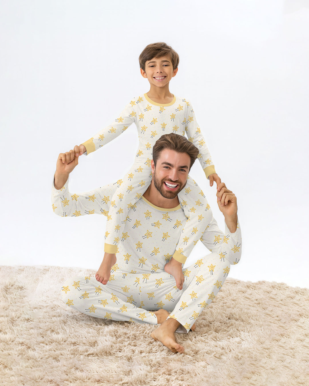 plantilla Conjunto de Pijama de Bambú para Hombre